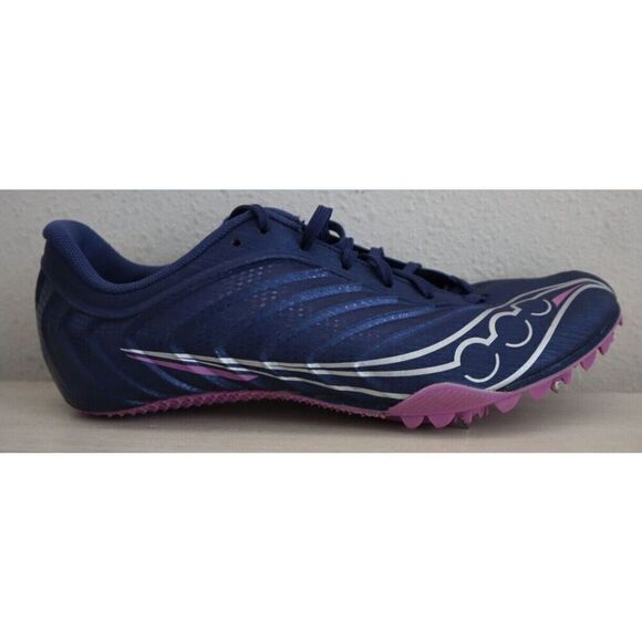 Saucony S19055-33 Women's Sz 9B Indigo/Grape Spitfire 5 Racing Shoes - Picture 7 of 9